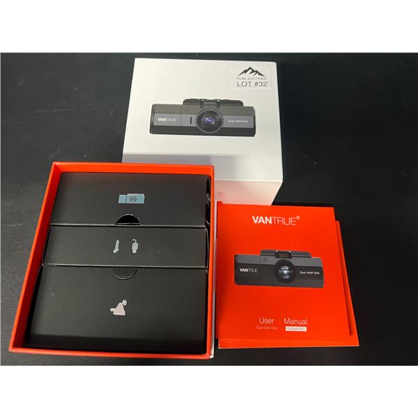 Lot of 1 Vantrue OnDash N2S 4K Dual Dash Camera
