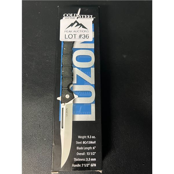 Lot of 1 Cold Steel Large Luzon 13.5in Folding Knife
