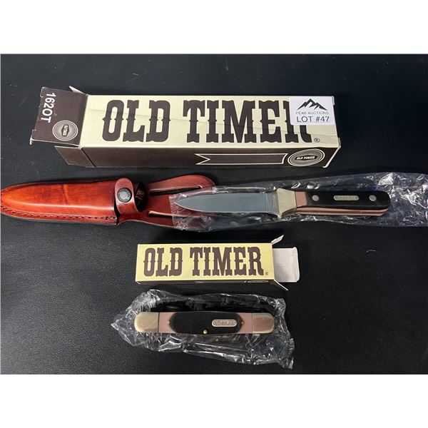 Lot of 2 Old Timer Knives