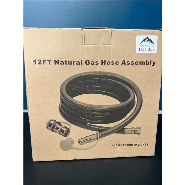 Lot of 1 12FT Natural Gas Hose Assembly