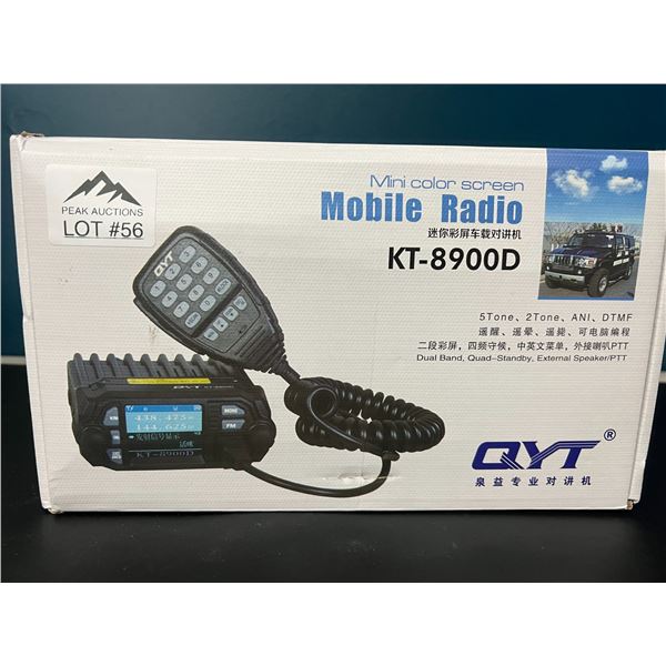 Lot of 1 QYT KT-8900D Dual Band Car Two-Way Radio