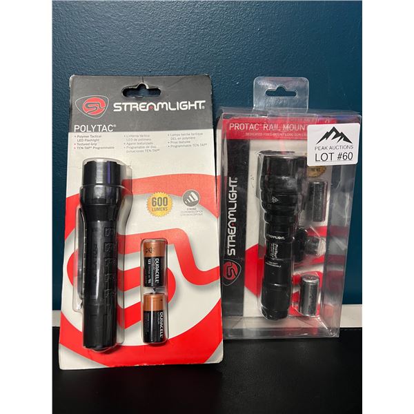 Lot of 2 Tactical Flashlight Sets