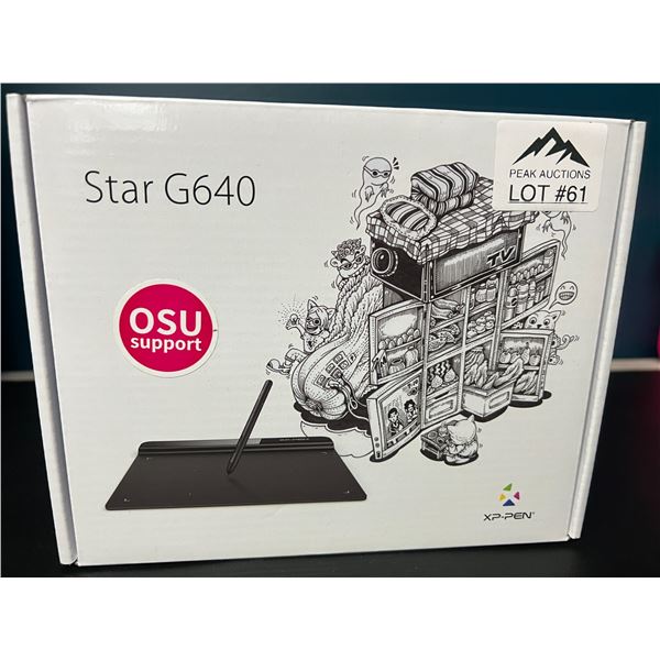 Lot of 1 XP Pen Star G640 Digital Art Sketch Pad Tablet