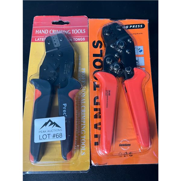Lot of 2 Hand Crimping Tools