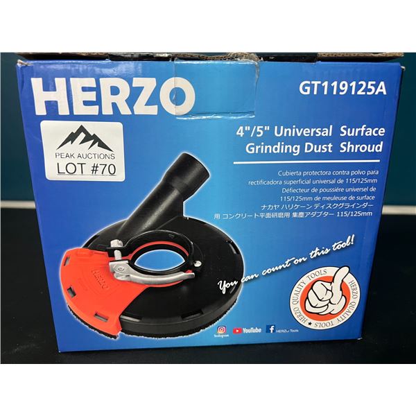 Lot of 1 4"/5" Universal Surface Grinding Dust Shroud