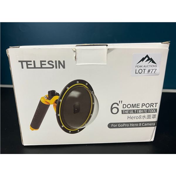 Lot of 1 Telesin 6" Dome Port for GoPro Camera