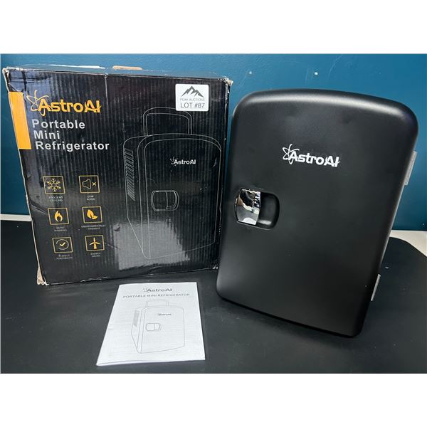 Lot of 1 AstroAI Portable Mini Fridge (Black) - 4L/6 Can
