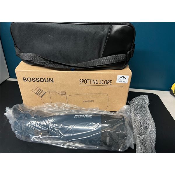 Lot of 1 Bossdun Spotting Scope w/ Tripod Stand & Carrying Bag