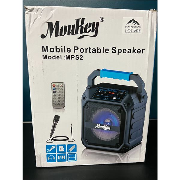 Lot of 1 Moukey Portable Karaoke System