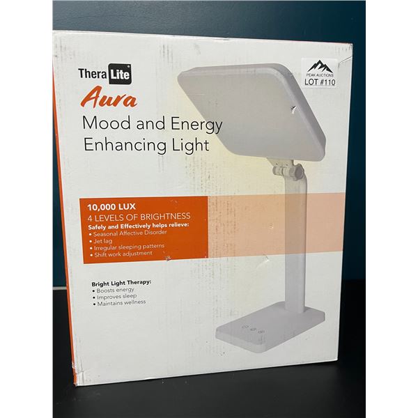 Lot of 1 TheraLite Aura 10,000LUX  Mood and Energy Enhancing Light/Lamp