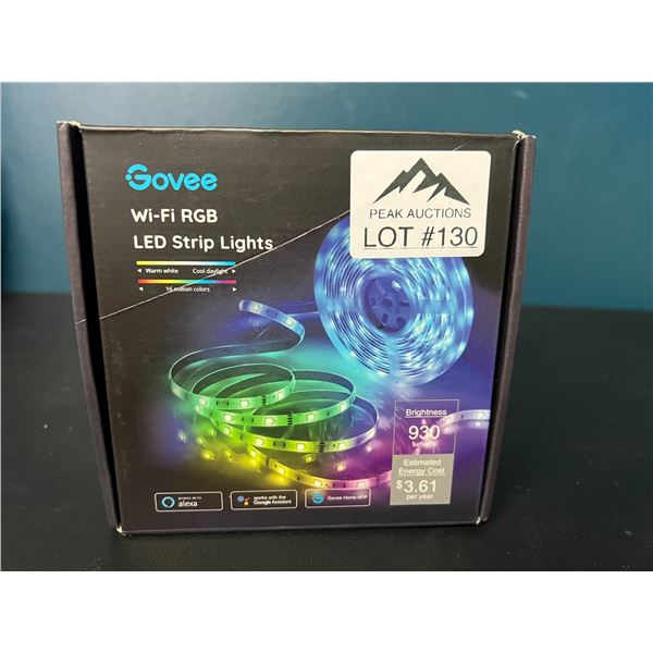 Lot of 1 Govee WiFi RGB LED Strip Lights (32.8FT)