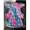 Image 2 : Lot of 8 Baby Yoda Pop-It Fidget Toys (4 x 2pc packs)