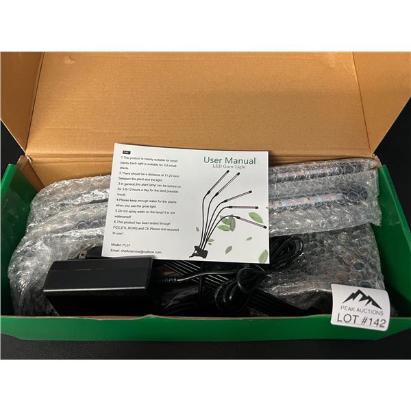 Lot of 1 LED Grow Light for Plants - 4 Head