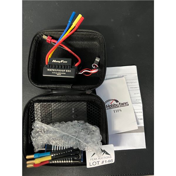 Lot of 1 HobbyFans Electronic Speed Controller & Motor