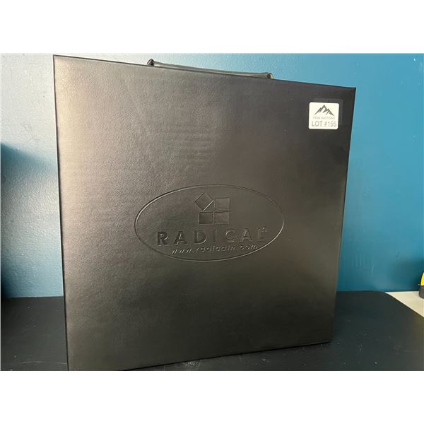 Lot of 1 Radical Leather Storage Box for Chess Game Pieces