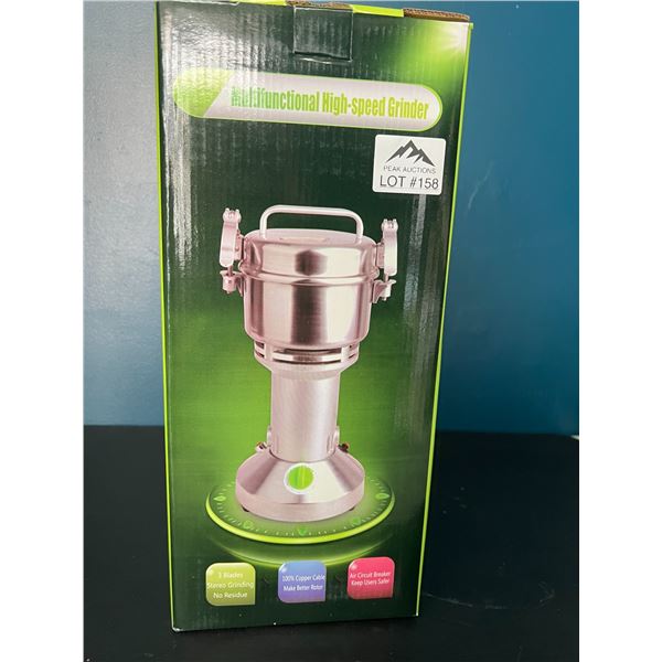 Lot of 1 High-Speed Multi-Function Electric Grinder