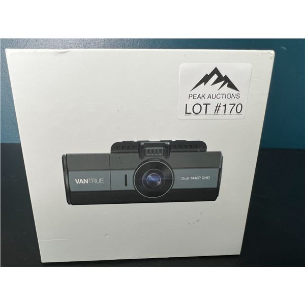 Lot of 1 Vantrue OnDash N2S 4K Dual Dash Camera