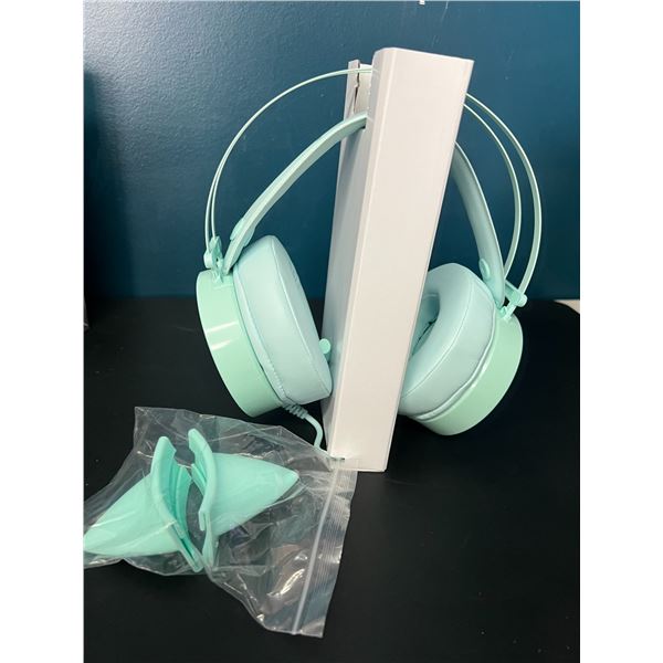 Lot of 1 Prowess Diamond Series Gaming Headsets w/ Attachable Kitty Ears