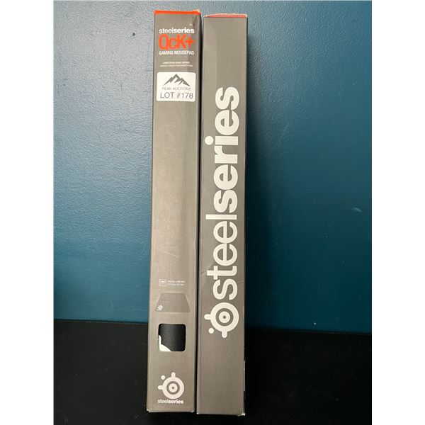 Lot of 2 Steelseries Qck+ Gaming Mousepads