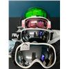 Image 1 : Lot of 4 Pairs of Assorted Ski/Snowboarding Goggles