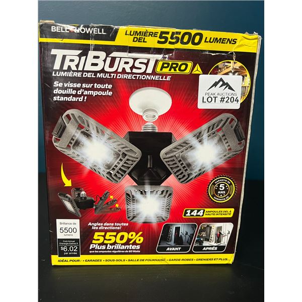 Lot of 1 Tri-Burst Multi-Directional LED Light