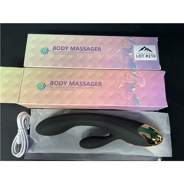 Lot of 2 Silicone Adult Sex Toys for Women - Rechargeable