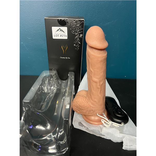 Lot of 1 Silicone Vibrating Sex Toy for Women - 8" Long