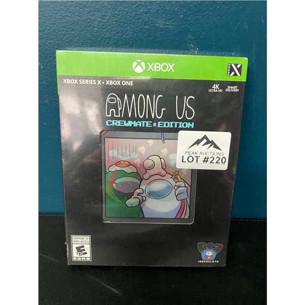 Lot of 1 Among Us Crewmate Edition Video Game for Xbox Series X & Xbox One