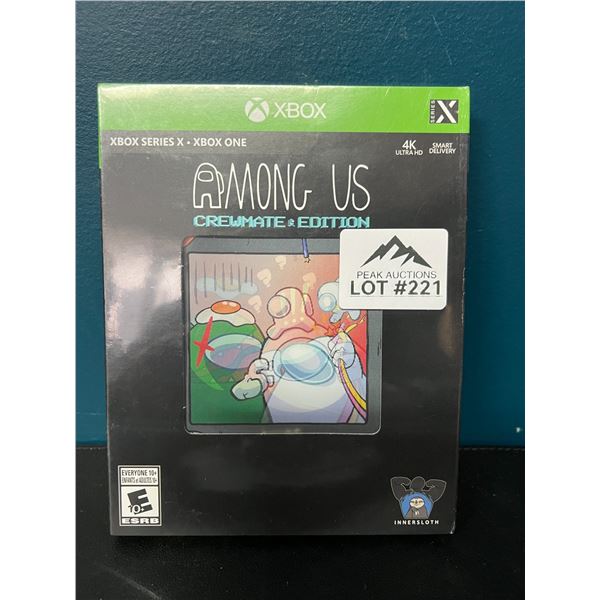 Lot of 1 Among Us Crewmate Edition Video Game for Xbox Series X & Xbox One