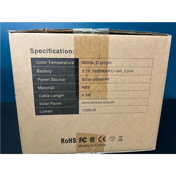 Lot of 1 Solar LED Motion Sensor Floodlight