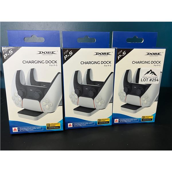 Lot of 3 Charging Docks for PS5 Controllers