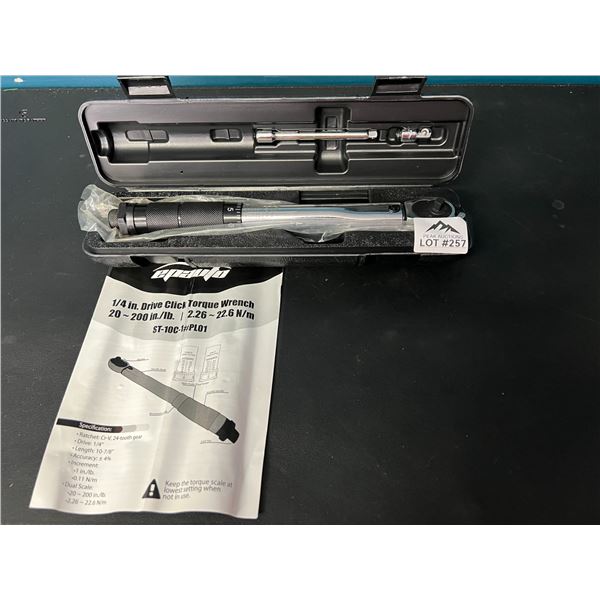 Lot of 1 1/4in Drive Click Torque Wrench Tool