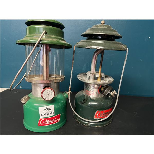 Lot of 2 Coleman Lanterns (*Used)