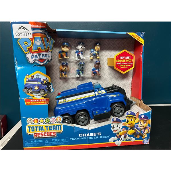 Lot of 1 Paw Patrol Total Team Rescues Chase's Team Police Cruiser