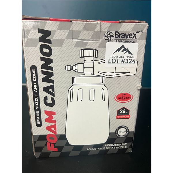Lot of 1 Foam Cannon w/ Adjustable Spray Nozzles