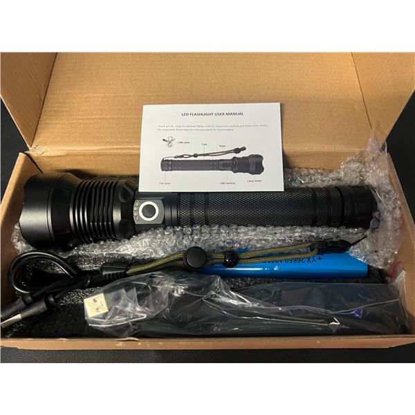 Lot of 1 Rechargeable High Power LED Flashlight