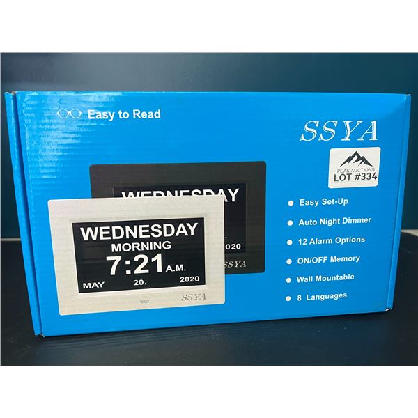 Lot of 1 Digital Calendar/Alarm Clock