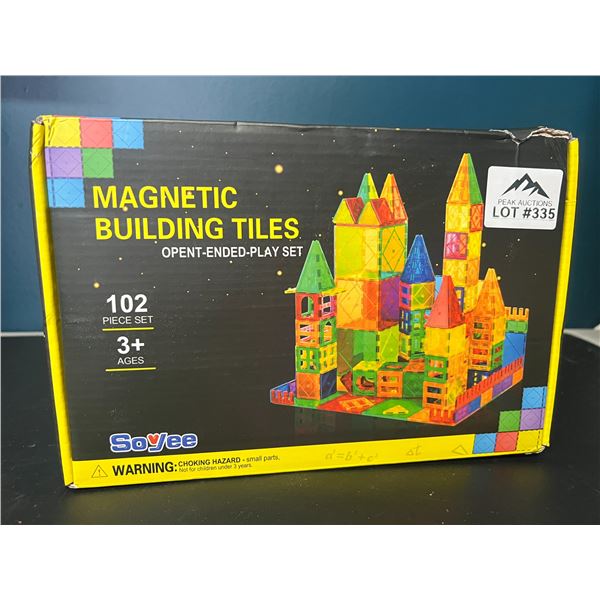 Lot of 1 Magnetic Building Toy Set (102 PCS)