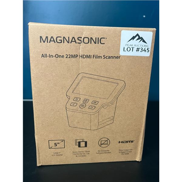 Lot of 1 Magnasonic All-In-One 22MP HDMI Film Scanner