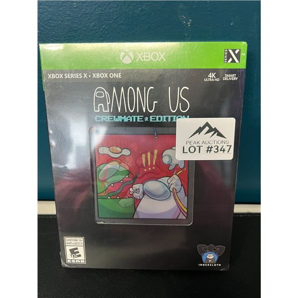 Lot of 1 Among Us Crewmate Edition Video Game for Xbox Series X & Xbox One