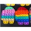 Image 3 : Lot of 10 Among-Us Style Pop-It Bubble Fidget Toys for Kids