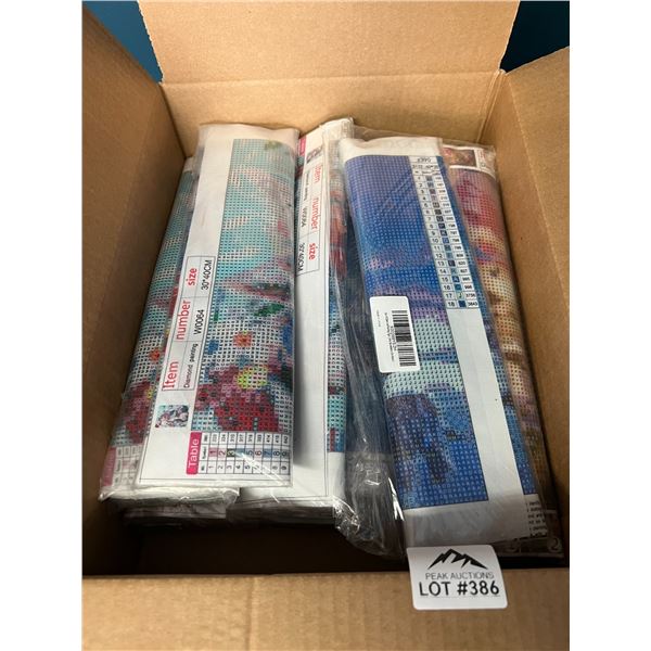 Lot of 15 Assorted Diamond Dot/Diamond Painting Kits