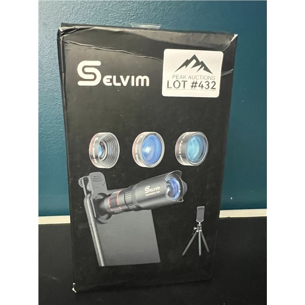 Lot of 1 Selvim Phone Camera Telephoto Lens Kit