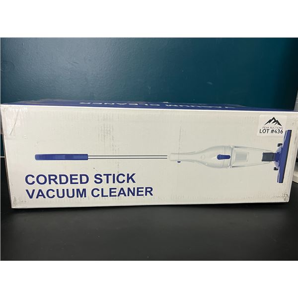 Lot of 1 Corded Stick Vacuum Cleaner