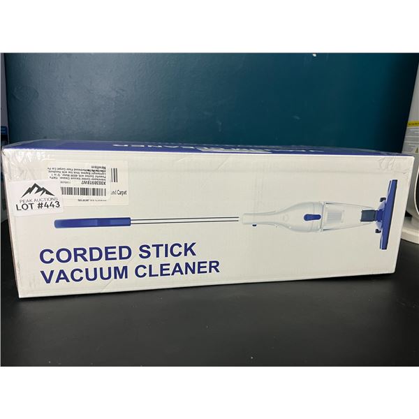 Lot of 1 Corded Stick Vacuum Cleaner