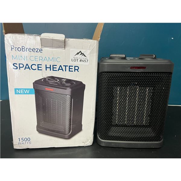 Lot of 1 ProBreeze Mini Ceramic Space Heater