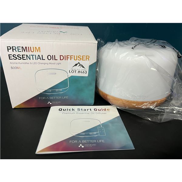 Lot of 1 Premium Essential Oil Aroma Diffuser/LED Changing Mood Light