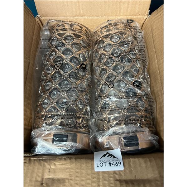 Lot of 1 2Pack Tomshine Crystal Table Lamps w/ USB Ports