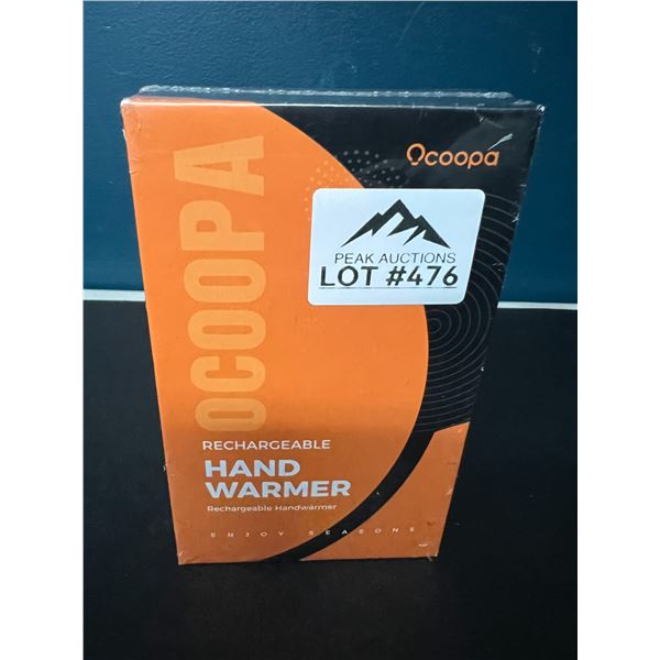 Lot of 1 Ocoopa Rechargeable Pocket Hand Warmer/Portable Powerbank