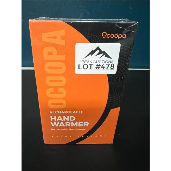 Lot of 1 Ocoopa Rechargeable Pocket Hand Warmer/Portable Powerbank